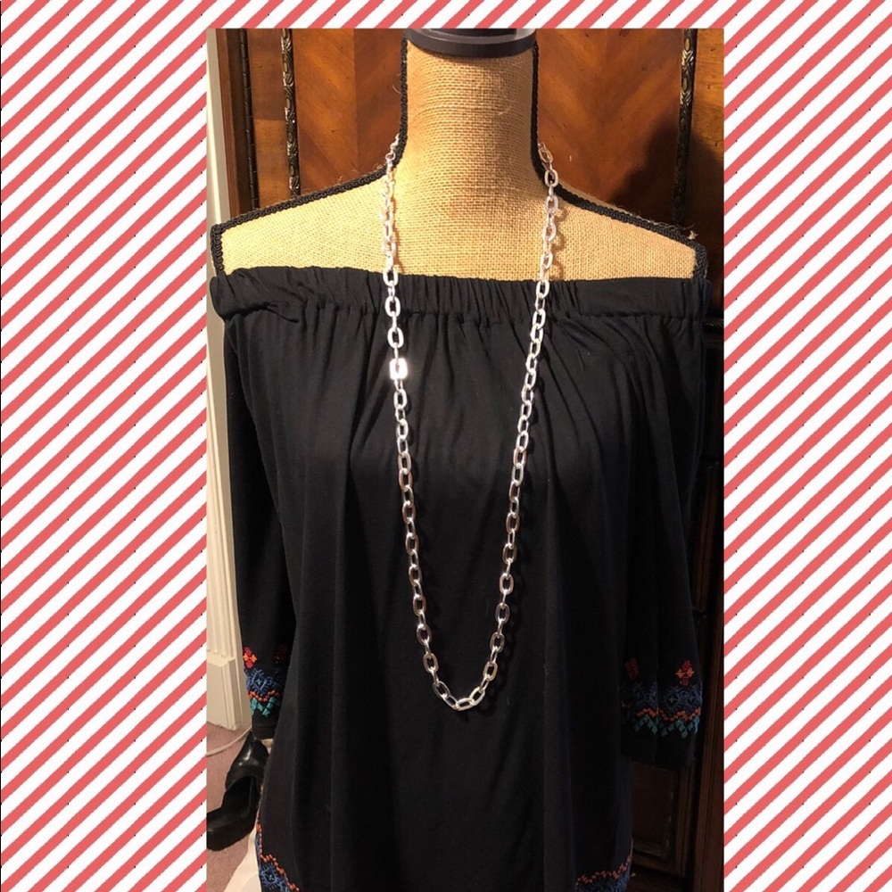 Silver Links necklace by Mialisia